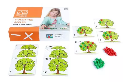 Bornelund Toys for Life Счетное яблоко для детей от 3 лет TF0091