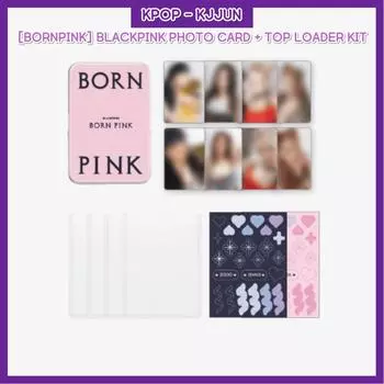[BORNPINK] ФОТОКАРТА BLACKPINK + комплект TOP LOADER BLACKPINK PHOTO CARD+TOP