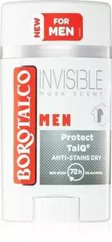 Borotalco Men Невидимый шариковый дезодорант против белых и желтых пятен для мужчин TU прозрачный