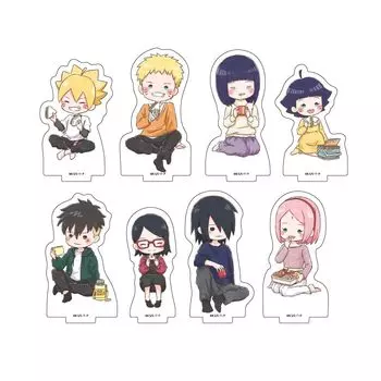 BORUTO NARUTO NEXT GENERATIONS 04 Picnic Art Акриловая маленькая подставка Коробка из 8 шт. Вер.. [Иллюстрация графика]