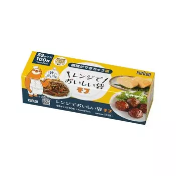 BOS Микроволновая печь Delicious Bag Moff SS Размер 100 штук Пакет для приготовления пищи Мешок для приготовления пищи Taipa Легко Экономия времени Легко Удобно Сделано в Японии Высокая производительность нагрева