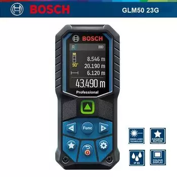 Bosch GLM 50-23 G Профессиональный зеленый лазерный дальномер 50 м Многофункциональная лазерная линейка дальномер электронный измерительный инструмент