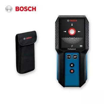 Bosch GMS 120-27 Цифровой настенный сканер с режимами для дерева, металла, провода под напряжением, профессиональный настенный детектор, искатель стоек