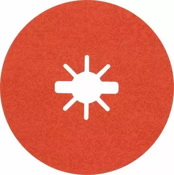 BOSCH Prisma Ceramic Sanding Disc R782 25 2608621825 X-LOCK (Stainless steel, 125mm, #60, pieces)