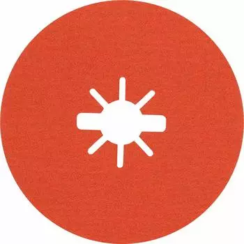 BOSCH Prisma Ceramic Sanding Disc R782 25 2608621826 X-LOCK (Stainless steel, 125mm, #80, pieces)