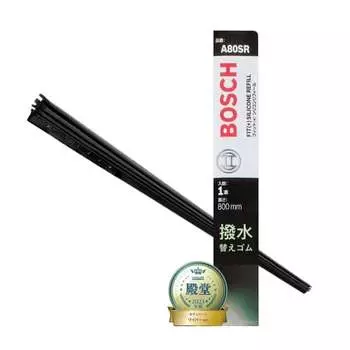BOSCH Wiper Water Repellent Replacement Rubber [1 Piece] (Free Cut) Aero Twin J-Fit (+) Silicone Refill 800mm