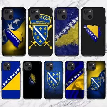 bosnia Flag Phone Case For iPhone 11 12 Mini 13 Pro XS Max X 8 7 6s Plus 5 SE XR Shell iPhone11