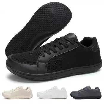 Босоножки для мужчин с широким носком, минималистичные кроссовки для взрослых, женские кроссовки с нулевым падением, обувь для ходьбы 36