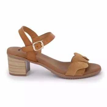 Босоножки на каблуке «Мускатный цвет» avellana 83483 t36/41 Женщина BIOSTOCK 39 коричневый
