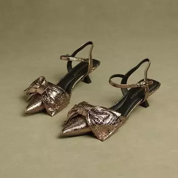 Босоножки с бантом и сумкой на голове, женские, с острым носком, на тонком каблуке, модные, на среднем каблуке, летние, высокие каблуки, ремень с пряжкой из одного слова 35