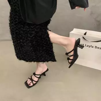 Босоножки с ремешком на щиколотке для женщин Свадебные туфли с открытым носком и бантом Горячая распродажа 2024 Лето Абсолютно новые Элегантные роскошные удобные туфли на толстом каблуке 35 бежевый