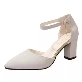 Босоножки Весна и осень Женские Классические Тонкие Каблуки Модные Туфли Для Девочек Туфли Женские 35