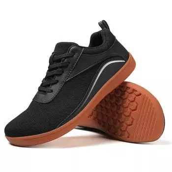 Босоножки в стиле минимализма женские мужские широкие босоножки в стиле минимализма парусиновые кроссовки для ходьбы | Подошва с нулевым перепадом высоты Размер 36-46 46