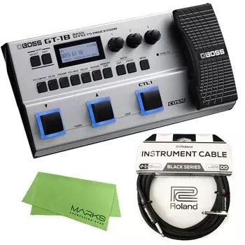 BOSS бас Roland комплект кабелей мультиэффектор GT-1B +