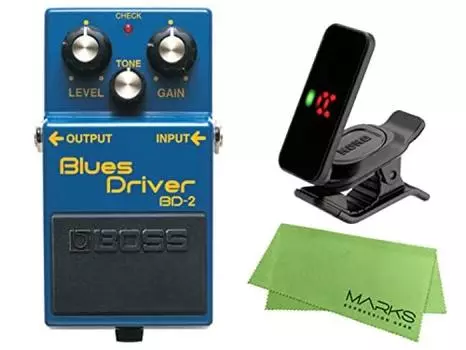 BOSS Blues Driver KORG Pitchclip 2 Marks Original Cross Set - BD-2 + PC-2 +