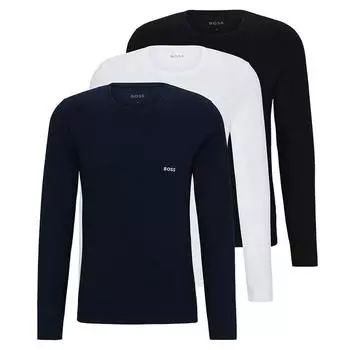BOSS Classic 10243514 01 майка с рукавом 3 шт. L