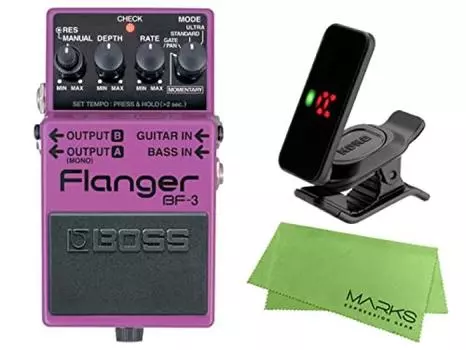 BOSS Flanger KORG Pitchclip 2 Marks Original Cross Set - BF-3 + PC-2 +