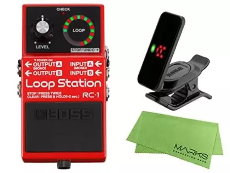 BOSS Loop Station KORG Pitchclip 2 Marks Original Cross Set - RC-1 + PC-2 +