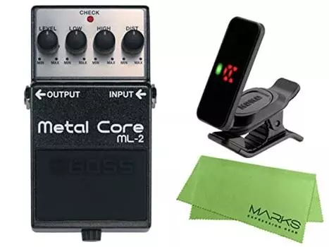 BOSS - Metal Core ML-2 + KORG Pitchclip 2 PC-2 + Marks Original Cross Set