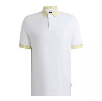 BOSS Ocean поло с короткими рукавами M