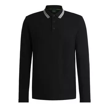 BOSS Plisy 10241663 поло с длинными рукавами XL