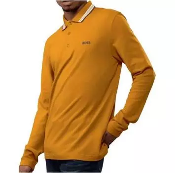 BOSS Plisy 10241663 поло с длинными рукавами 3XL