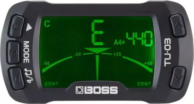 BOSS TU-03 Clip Tuner & Metronome