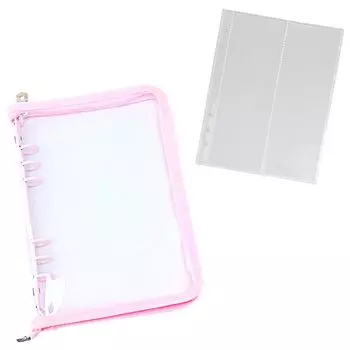 BOSSAM A5 Axta File Axta Storage Case Can File с 10 сменными стержнями Collect Book Korea Otakatsu Goods Otakatsu (розовый)