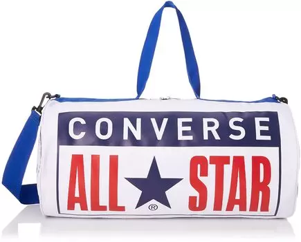 Boston Bag CV All Star Printed Drum Bag L Kids White [Converse]