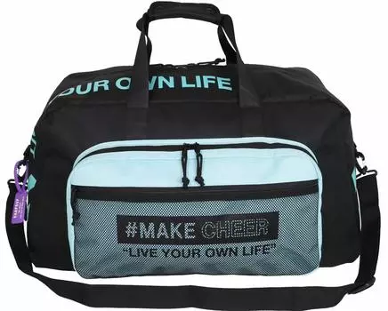 Boston Bag Diagonal BS 2way Boston 60cm Water Repellent Girls Kids Black x Green [Lapsap] dfv-573