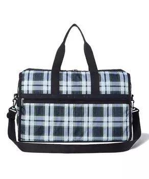 Boston Deluxe LG 0kg Deep Blue Tartan [LeSportsac] [Official] WEEKENDER/4319