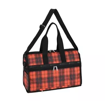 Boston Deluxe MED 0 кг Красный Тартан [LeSportsac] [Официальный] WEEKENDER/4318