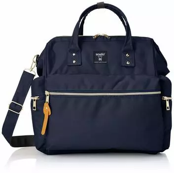 Boston Рюкзак наплечный водоотталкивающий A4 CROSS BOTTLE ATC3332R темно-синий [Anello] 3-сторонний