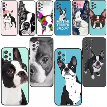 Бостон-терьер для Samsung Galaxy A52 A72 A20e A21S A50 A70 A01 A11 A12 A42 A31 A41 A51 A71 A32, чехол для телефона Samsung A10