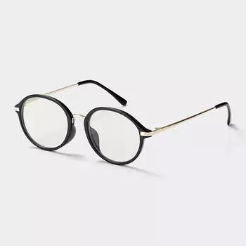 Бостонские очки GU by Uniqlo в комбинации из металла с УФ-обработкой