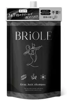 Botanical 7 Hair Cream Shampoo Henna Shampoo для седых волос Color Shampoo Color Treatment Shampoo Treatment Botanical Ladies Briole Black 250 г [1 чёрный