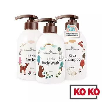 [Botanical Therapy] Детский гель для душа, шампунь, кондиционер, лосьон для тела 450 мл Kids Body wash 450ml