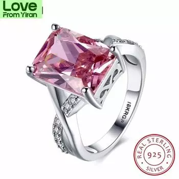 Ботаническая мода унисекс распродажа подлинные кристаллы из ювелирных колец 9