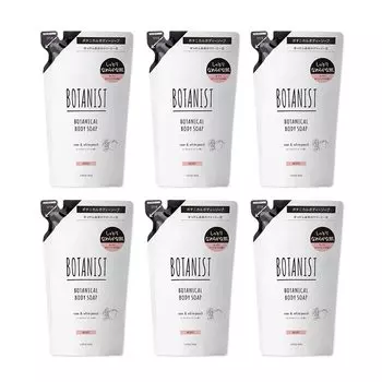 BOTANIST Ботаническое мыло для тела с ароматом розы и белого персика [Набор из 6 предметов] [Влажное]