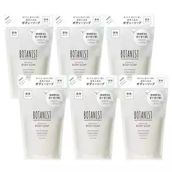 BOTANIST набор для замены мыла для тела, прозрачное очищение, 6 предметов