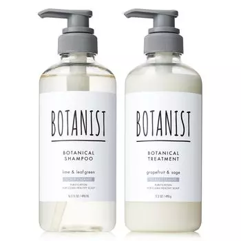 BOTANIST Растительный шампунь Лечение Очищение Обновление Уход за волосами Уход за кожей головы Уход за кожей головы Ассортимент из 2 предметов и [Набор для ухода за кожей головы] Растительного происхождения без силикона