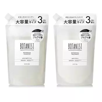 BOTANIST | Shampoo Treatment Set Large Capacity Refill [Smooth]