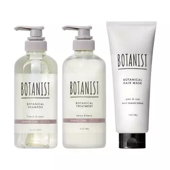 BOTANIST Шампунь-маска для волос, набор из 3 предметов, уход за поврежденными волосами, ежедневный уход за поврежденными волосами |