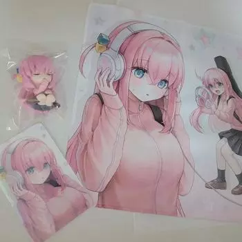 Botch The Lock Figure+eyeglass Cleaner+photo Card Batch