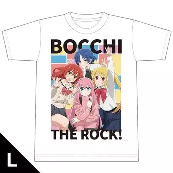 Botchi the Rock T-shirt A [Hitori & Nijika & Ryo & Ikuyo] L size