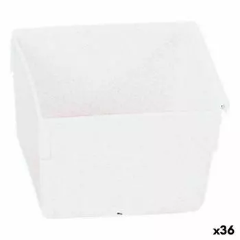 Bote Multiusage Modulaire Blanc 8 X 8 X 5,3 Cm (36 Units) TU