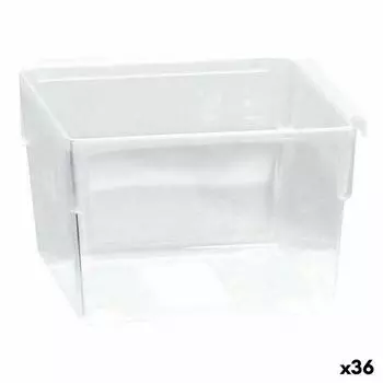 Bote Multiusage Modulaire Transparent 8 X 8 X 5,3 Cm (36 Units) TU