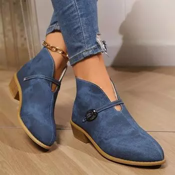 Ботильоны Chelsea Cowboy женские туфли на каблуках трендовые новые модные туфли-гладиаторы брендовые зимние туфли в стиле вестерн снежные туфли Botas Mujer 36