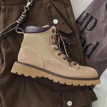 Ботильоны из натуральной кожи для мужчин, нескользящая платформа, повседневная обувь для мужчин, роскошные мужские ботинки челси в британском стиле, обувь для отдыха и прогулок 36