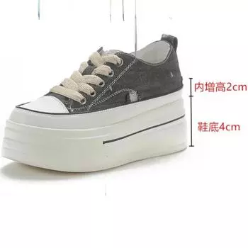 Ботильоны Koznoy из натуральной кожи, 6 см, деним, высокие каблуки, мокасины на шнуровке, разноцветные, супер высокая платформа, танкетка, женская обувь 33 бежевый